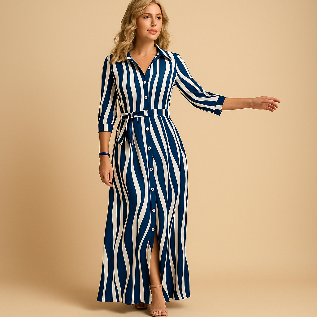 Women's summer dress with loose comfortable fit