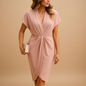 Women's wrap dress with timeless style